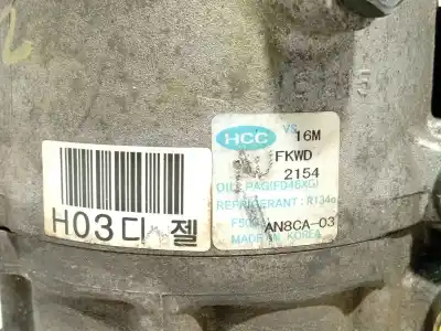 Peça sobressalente para automóvel em segunda mão compressor de ar condicionado a/a a/c por kia cee'd fastback (ed) 1.6 crdi 115 referências oem iam 977012h240 f500an8ca04 