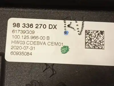 Автозапчасти б/у рычаг переключения передач за peugeot 208 ii (ub_, up_, uw_, uj_) 1.2 puretech 130 ссылки oem iam 98336270dx  1663576080