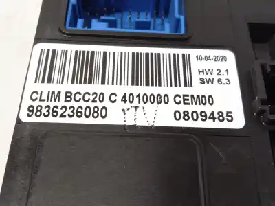 Автозапчасти б/у электронный модуль за peugeot 208 ii (ub_, up_, uw_, uj_) 1.2 puretech 130 ссылки oem iam 9836236080  