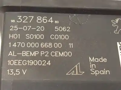 Автозапчастина б/у електронний модуль для peugeot 208 ii (ub_, up_, uw_, uj_) 1.2 puretech 130 посилання на oem iam 9832786480  