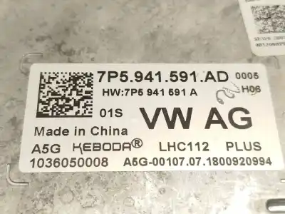 Автозапчастина б/у правий світодіодний блок для seat ateca (kh7, khp) 1.5 tsi посилання на oem iam 7p5941591ad  
