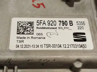 Peça sobressalente para automóvel em segunda mão quadrante por cupra formentor (km7) 1.5 tsi referências oem iam 5fa920790b  