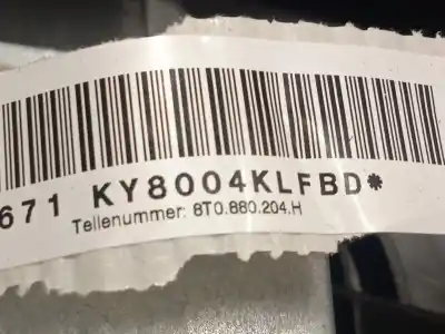 Автозапчастина б/у комплект подушки безпеки для audi a5 descapotable (8f7) 3.0 tdi посилання на oem iam 8t1857003c24a 8r0880201n6ps 8t0880204h