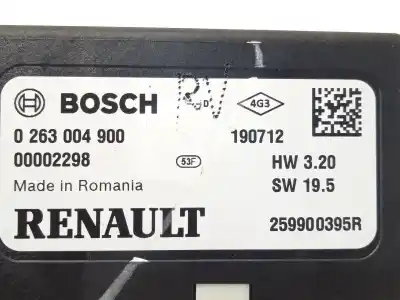 Автозапчастина б/у електронний модуль для renault megane iv fastback (b9a/m/n_) 1.5 blue dci 115 (b9a6) посилання на oem iam 259900395r 0263004900 