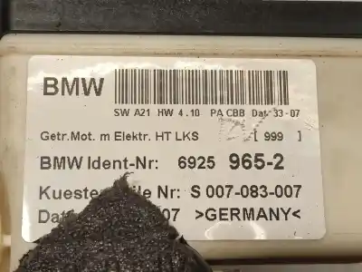 Second-hand car spare part rear left window regulator for bmw x3 (e83) 2.0 sd oem iam references 6925965  67626925965