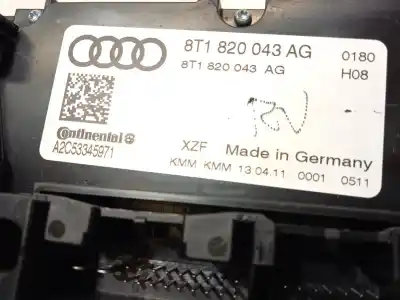 Автозапчастина б/у клімат-контроль для audi a4 b8 (8k2) 2.0 tdi посилання на oem iam 8t1820043ag a2c53345971 8t1820043agxzf