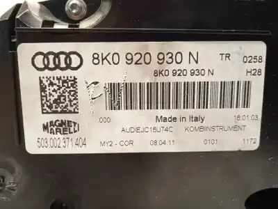 Автозапчасти б/у приборная доска за audi a4 b8 (8k2) 2.0 tdi ссылки oem iam 8k0920930n 503002371404 