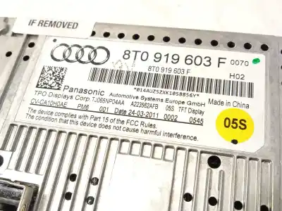 Автозапчасти б/у многофункциональный дисплей за audi a4 b8 (8k2) 2.0 tdi ссылки oem iam 8t0919603f  