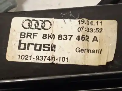 Автозапчасти б/у регулятор стекла переднего правого за audi a4 b8 (8k2) 2.0 tdi ссылки oem iam 8k0837462a  8k0959802a