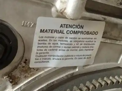 Second-hand car spare part complete engine for bmw 1 (e81) 116 d oem iam references n47d20a  