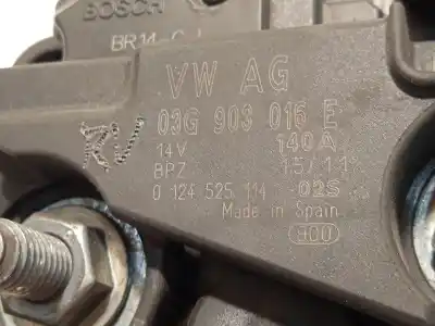 Автозапчасти б/у генератор за audi a4 b8 (8k2) 2.0 tdi ссылки oem iam 03g903016e 0124525114 03g903016ex