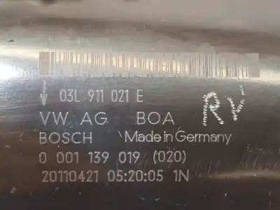 Second-hand car spare part starter motor for audi a4 b8 (8k2) 2.0 tdi oem iam references 03l911021e 0001139019 