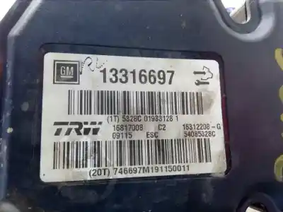 Gebrauchtes Autoersatzteil abs zum opel insignia berlina cosmo oem-iam-referenzen 13316697 16817008 16312208g