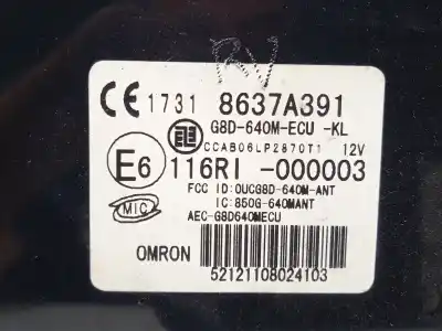 İkinci el araba yedek parçası elektronik modül için mitsubishi lancer viii (cy_a, cz_a) 2.0 di-d (cy8a) oem iam referansları 8637a391  