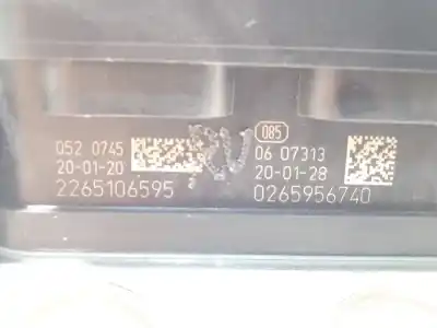 Peça sobressalente para automóvel em segunda mão abs por renault captur ii zen referências oem iam 476609106r 970112 0265956740