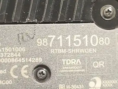 Автозапчастина б/у антена для peugeot 208 ii (ub_, up_, uw_, uj_) 1.2 puretech 100 посилання на oem iam 9871151080  