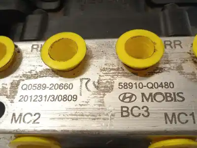 Second-hand car spare part abs for hyundai bayon (bc3) 1.0 t-gdi 48v-hybrid oem iam references 58910q0480 q058920660 6158943200