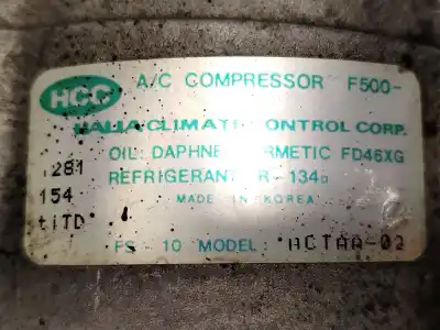 Автозапчастина б/у компресор кондиционера для hyundai galloper ii (jk-01) 2.5 td intercooler посилання на oem iam hr780151  