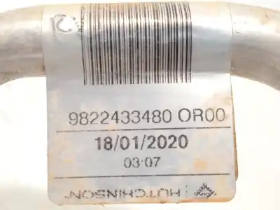 Автозапчастина б/у труби кондиціонації для citroen berlingo (er_, ec_) 1.5 bluehdi 100 посилання на oem iam 9822433480  