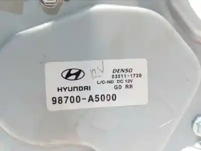 Pièce détachée automobile d'occasion moteur d'essuie-glace arriere pour hyundai i30 (gd) 1.6 crdi références oem iam 98700a5000  