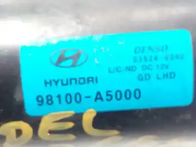 Pièce détachée automobile d'occasion moteur d'essuie-glace avant pour hyundai i30 (gd) 1.6 crdi références oem iam 98100a5000  