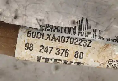 Автозапчастина б/у рульмова рейка для citroen berlingo (er_, ec_) 1.5 bluehdi 100 посилання на oem iam 9824737680  1654730980