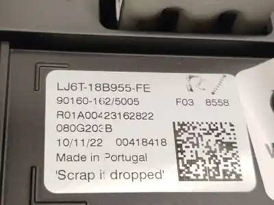 Second-hand car spare part multifunction display for ford kuga iii (dfk) 1.5 ecoboost oem iam references lj6t18b955fe  2536423