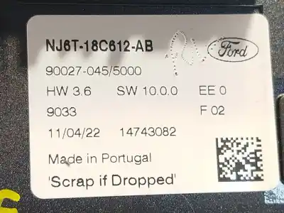 Автозапчастина б/у клімат-контроль для ford kuga iii (dfk) 1.5 ecoboost посилання на oem iam nj6t18c612ab  5961439