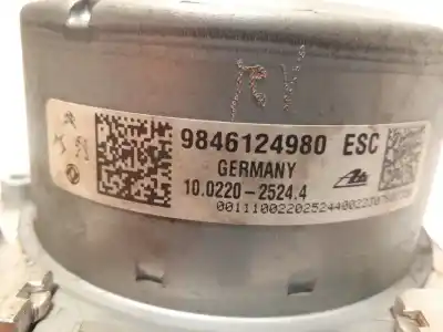 Second-hand car spare part abs for peugeot 208 ii (ub_, up_, uw_, uj_) 1.2 puretech 100 oem iam references 9846124980 10022025244 28516035233