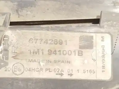 Second-hand car spare part left headlight for seat toledo ii (1m2) 1.9 tdi oem iam references 1m1941001b 67742691 