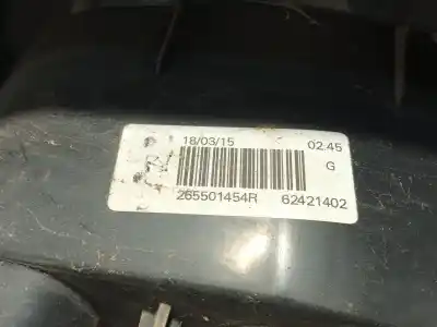 Second-hand car spare part right tailgate light for dacia logan ii 1.5 dci oem iam references 265501454r 62421402 