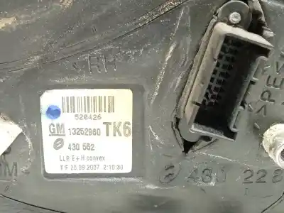 Peça sobressalente para automóvel em segunda mão espelho retrovisor direito por opel astra h gtc (a04) 1.9 cdti (l08) referências oem iam 13252960  13253342