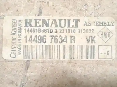 Автозапчастина б/у інтеркулер для dacia dokker monospace (ke_) 1.5 dci (keaj, keah) посилання на oem iam 144967634r  