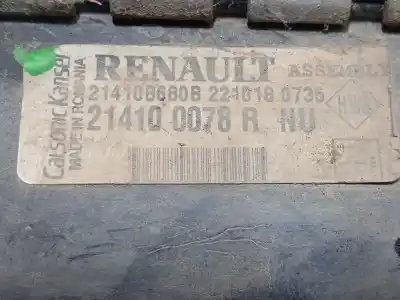 Pezzo di ricambio per auto di seconda mano radiatore d acqua per dacia dokker monospace (ke_) 1.5 dci (keaj, keah) riferimenti oem iam 214100078r  