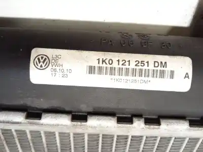 Автозапчасти б/у водяной радиатор за volkswagen passat b6 variant (3c5) 2.0 tdi 16v ссылки oem iam 1k0121251dm  