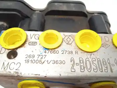 Peça sobressalente para automóvel em segunda mão abs por dacia duster ii prestige referências oem iam 476602738r 269727 0265956628