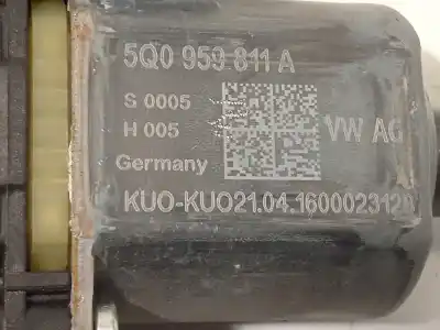 Second-hand car spare part rear left window regulator for skoda octavia iii combi (5e5, 5e6) 2.0 tdi 4x4 oem iam references 5e0839461  5q0959811a