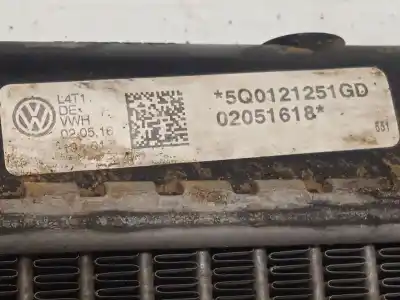 Автозапчастина б/у водяний радіатор для skoda octavia iii combi (5e5, 5e6) 2.0 tdi 4x4 посилання на oem iam 5q0121251gd  