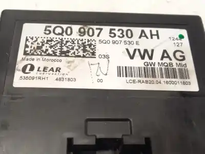 Автозапчастина б/у електронний модуль для skoda octavia iii combi (5e5, 5e6) 2.0 tdi 4x4 посилання на oem iam 5q0907530ah  
