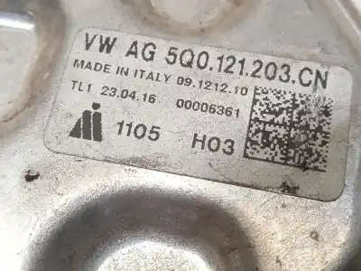 Автозапчастина б/у електро вентилятор для skoda octavia iii combi (5e5, 5e6) 2.0 tdi 4x4 посилання на oem iam 5q0121203cn 5q0121207ag 5q0121205s