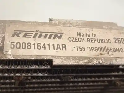 Автозапчастина б/у конденсат/радіатор кондиционера для skoda octavia iii combi (5e5, 5e6) 2.0 tdi 4x4 посилання на oem iam 5q0816411ar  