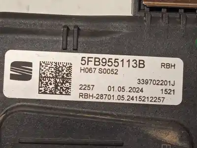 Автозапчастина б/у двигатель передніх склоочисників для seat leon (kl1) 1.0 tsi посилання на oem iam 5fb955113b 339702201j 5fb955023b