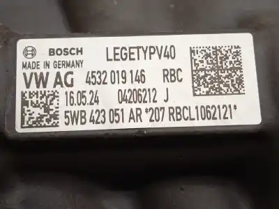 Second-hand car spare part steering rack for seat leon (kl1) 1.0 tsi oem iam references 5wb423051ar  