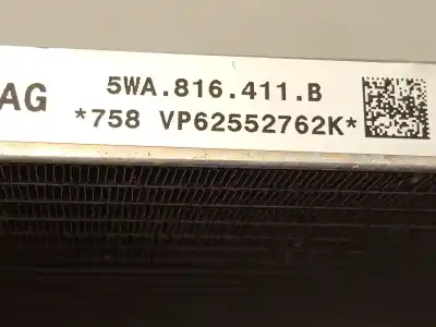 Автозапчастина б/у конденсат/радіатор кондиционера для seat leon (kl1) 1.0 tsi посилання на oem iam 5wa816411b  