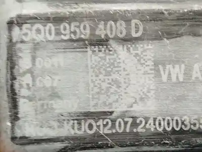 Second-hand car spare part rear right window regulator for seat leon (kl1) 2.0 tdi oem iam references 5fa839462a  5q0959408d