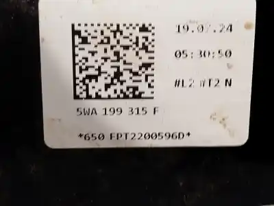 Second-hand car spare part front axle for seat leon (kl1) 2.0 tdi oem iam references 5wa199315f  