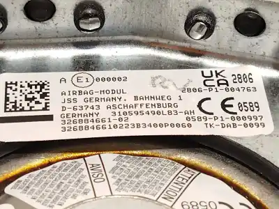 Pezzo di ricambio per auto di seconda mano air bag anteriore sinistro per bmw x3 (e83) 3.0 d riferimenti oem iam 32306884669  