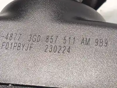 Автозапчастина б/у внутрішне дзеркало для seat leon (kl1) 1.0 tsi посилання на oem iam 3g0857511am  3g0857511am9b9