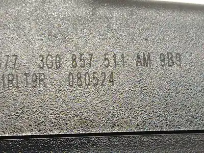 Автозапчастина б/у внутрішне дзеркало для seat leon (kl1) 2.0 tdi посилання на oem iam 3g0857511am  3g0857511am9b9