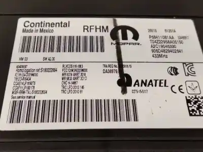 Second-hand car spare part electronic module for jeep compass ii longitude 4x2 oem iam references p68411081aa a2c19046300 